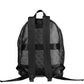 Chic Urban Gray Backpack with Contrasting Details