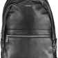 Sleek Dual-Compartment Black Backpack