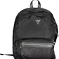 Sleek Black Nylon Backpack with Laptop Compartment