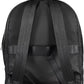 Sleek Black Nylon Backpack with Laptop Compartment