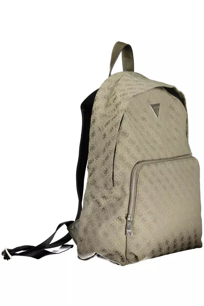 Chic Green Backpack with Laptop Compartment