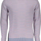 Chic Light Blue Cotton Sweater with Logo