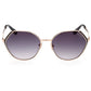 Chic Black Square Metal Sunglasses