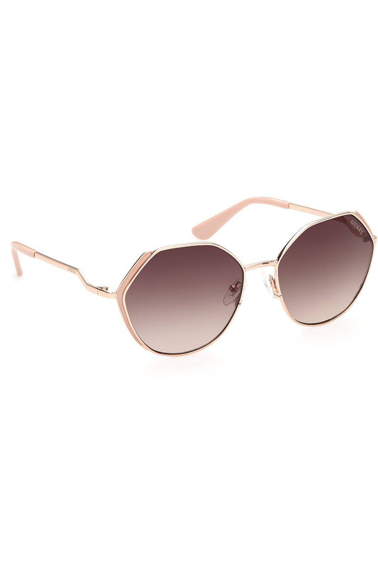 Chic Square Metal Frame Sunglasses