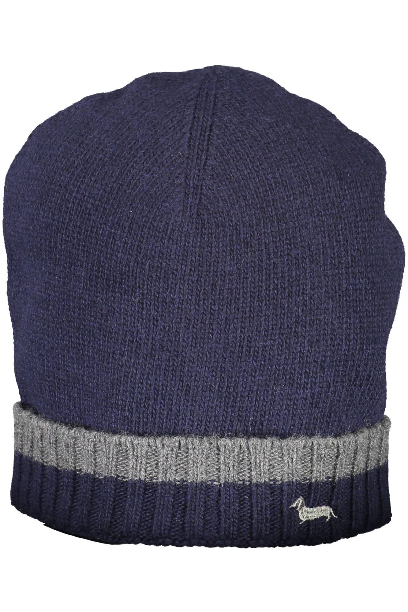 Embroidered Wool Cap with Contrasting Details