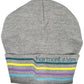 Elegant Gray Wool Blend Cap with Embroidery