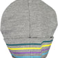 Elegant Gray Wool Blend Cap with Embroidery