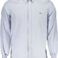 Chic Light Blue Button-Down Regular Fit Shirt
