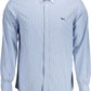 Elegant Light Blue Organic Cotton Men's Shirt
