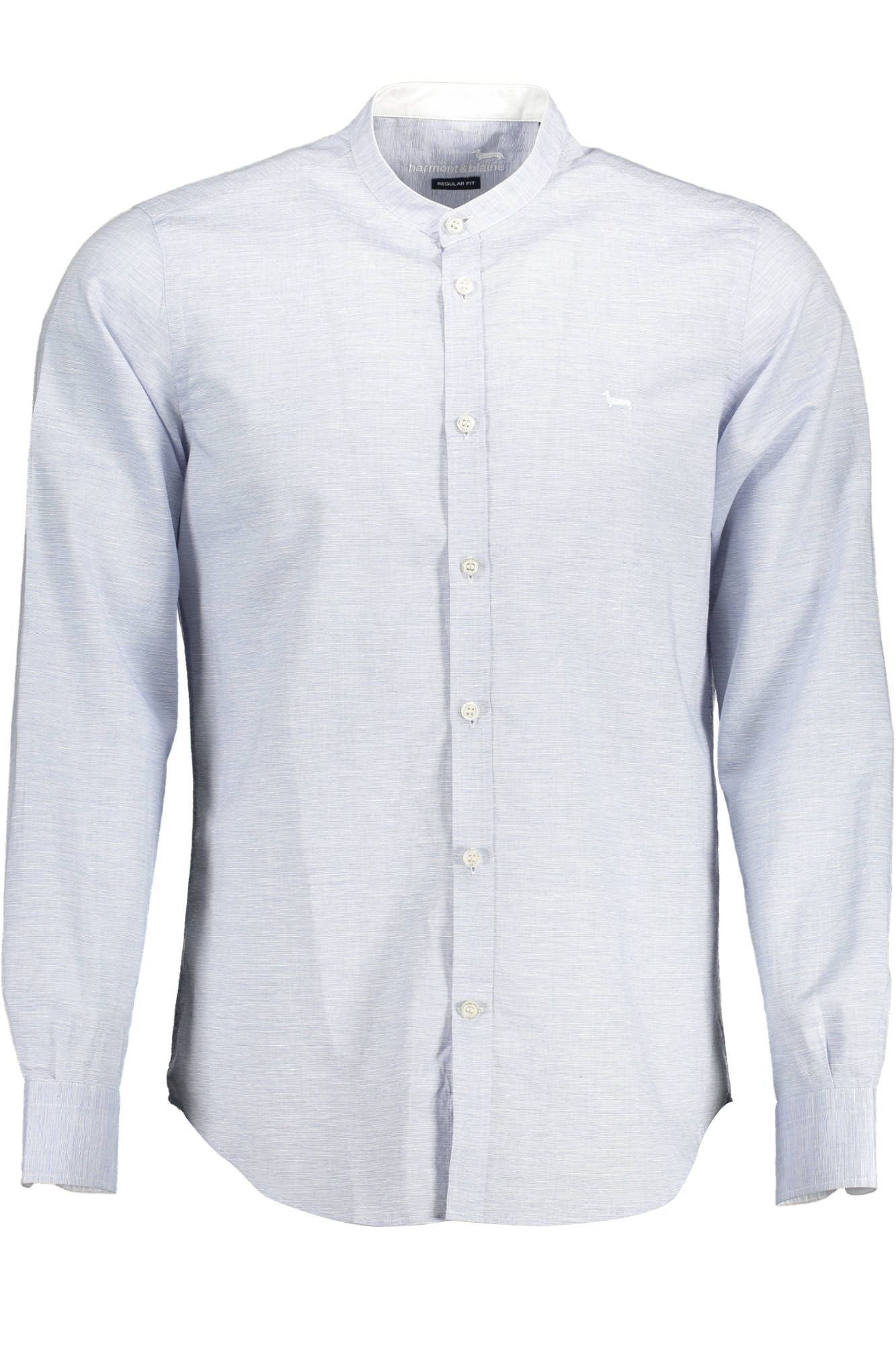 Elegant Mandarin Collar Cotton Shirt