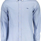 Elegant Light Blue Long Sleeve Button-Down Shirt