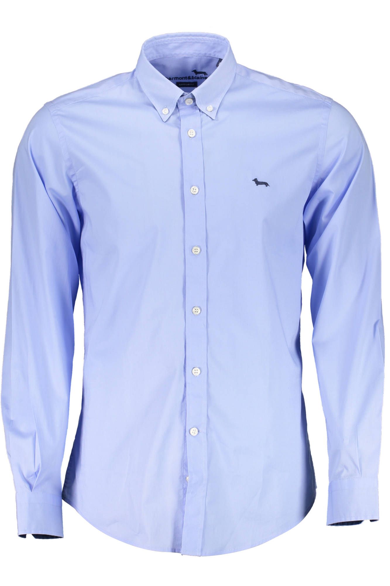 Elegant Light Blue Cotton Blend Shirt