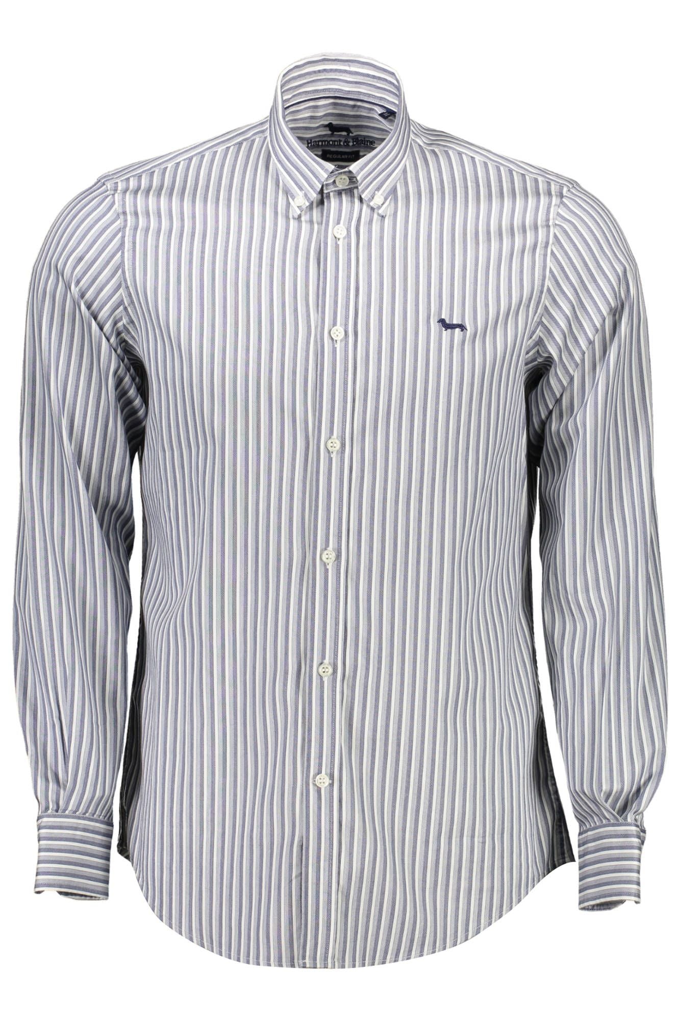 Elegant Light Blue Regular Fit Men's Shirt