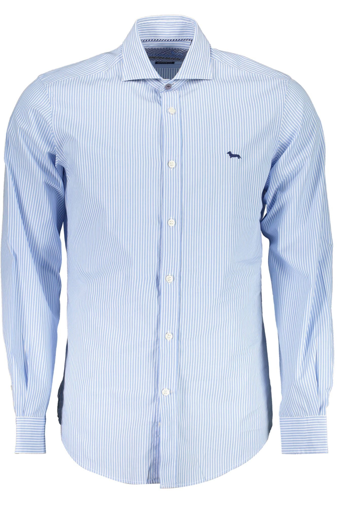 Elegant Light Blue Organic Cotton Shirt