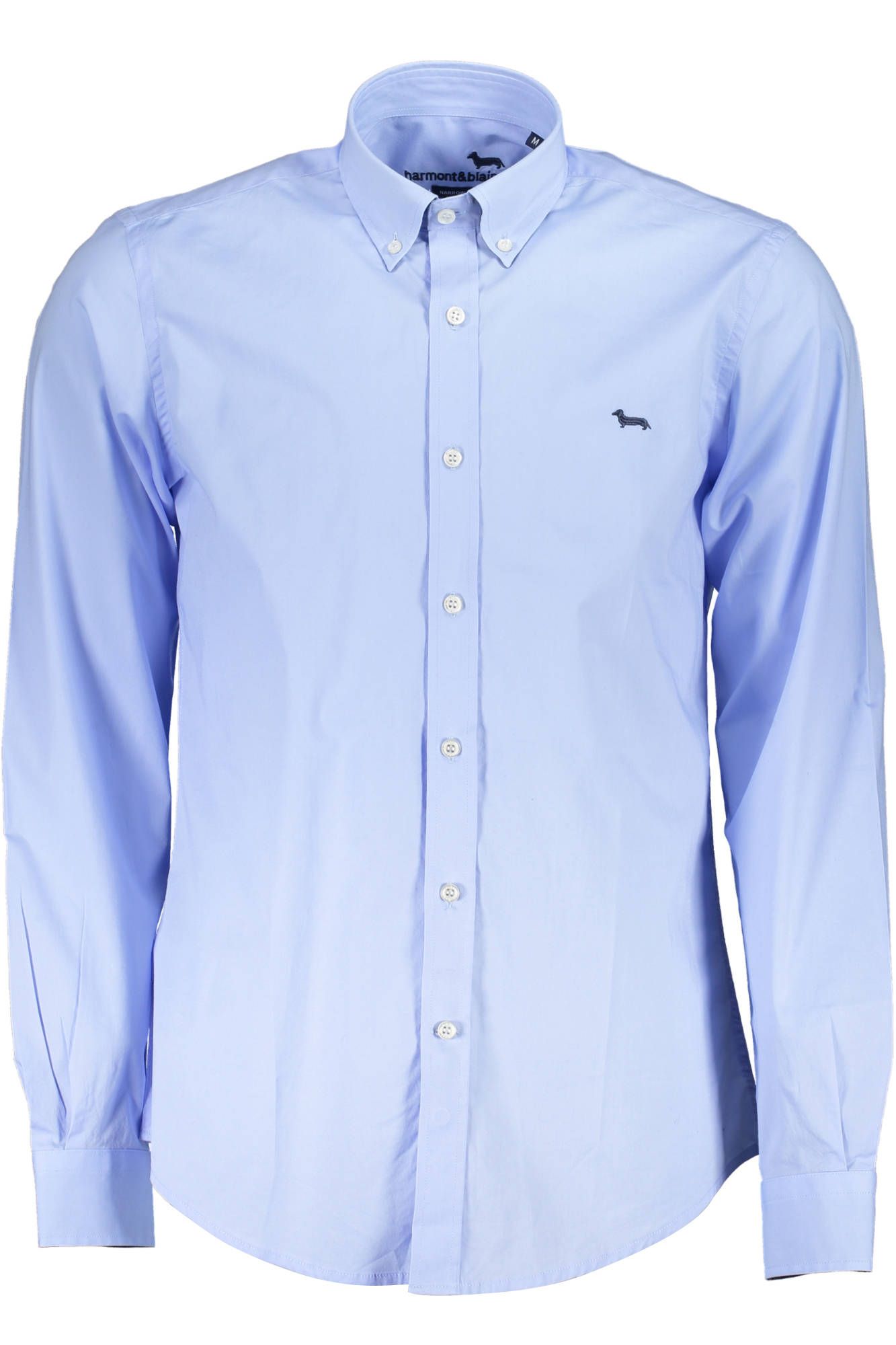 Chic Light Blue Narrow Fit Long Sleeve Shirt