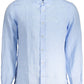 Elegant Light Blue Linen Shirt for Men