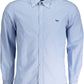 Elegant Light Blue Long-Sleeve Shirt