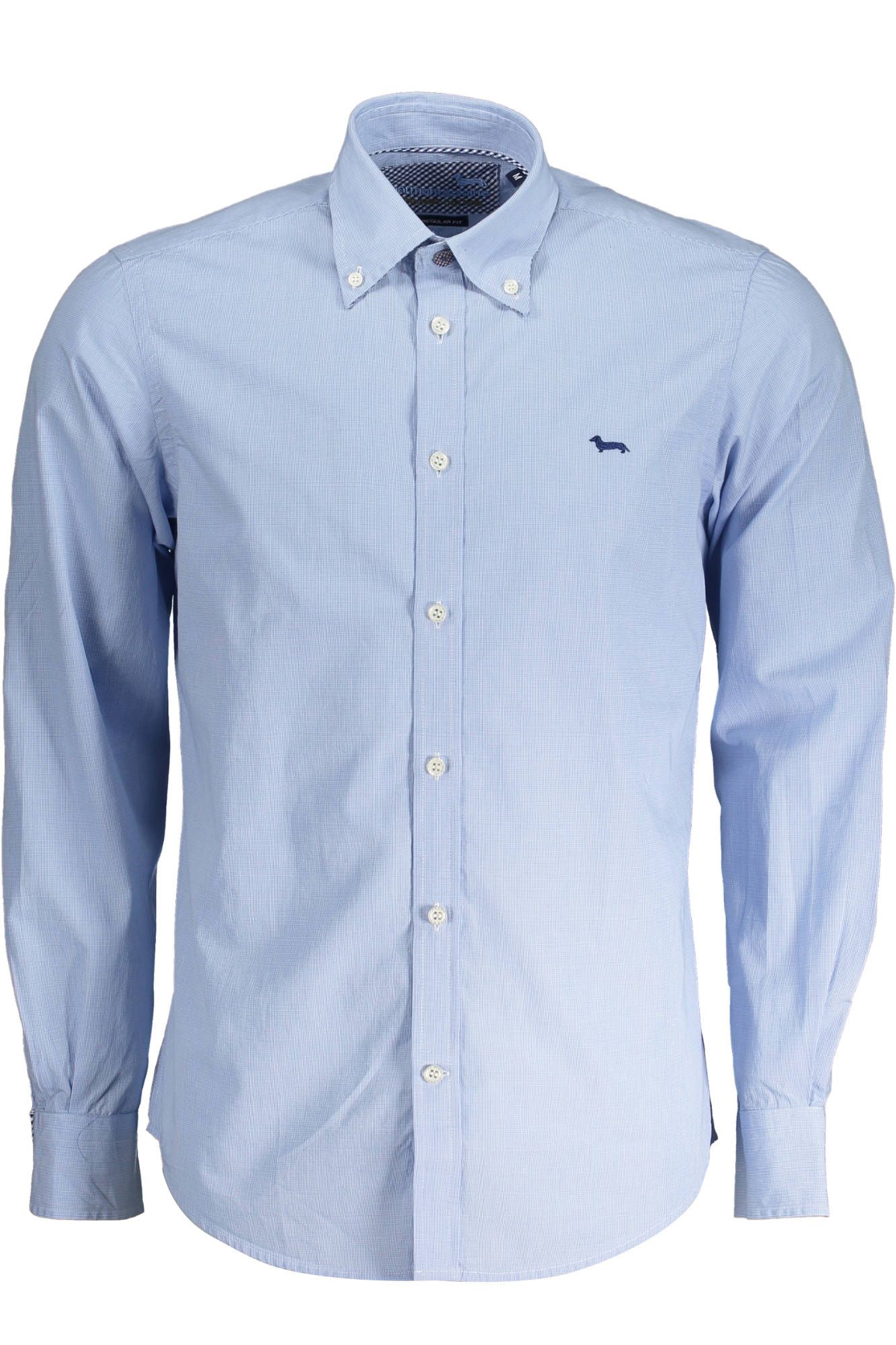 Elegant Light Blue Long-Sleeve Shirt