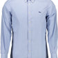 Elegant Light Blue Cotton Shirt for Men