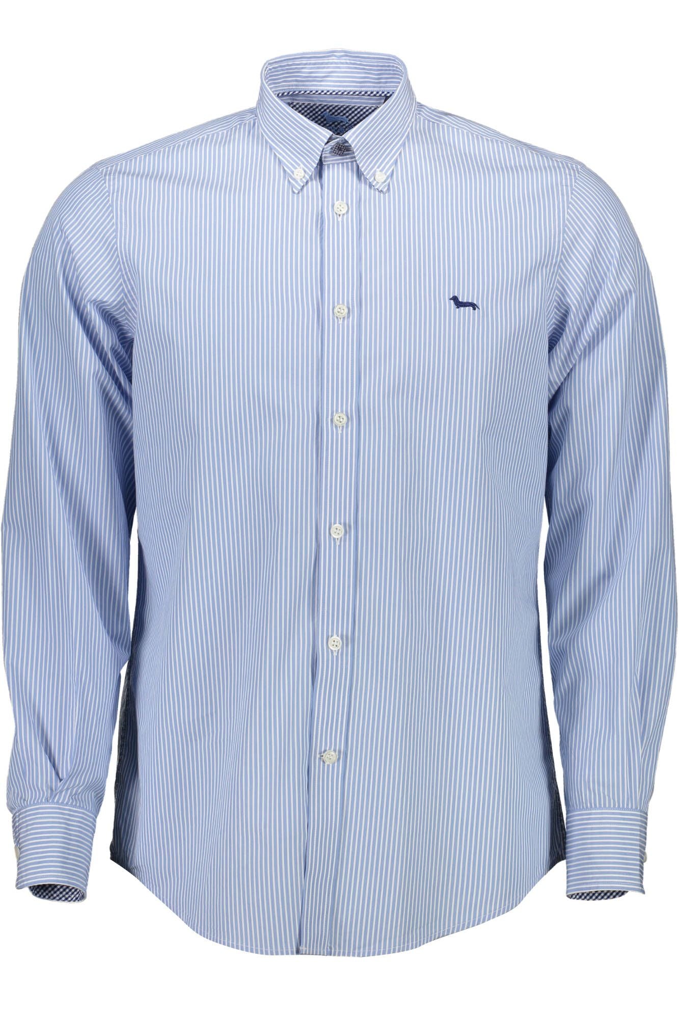 Elegant Light Blue Regular Fit Men's Shirt