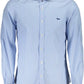Elegant Light Blue Organic Cotton Shirt
