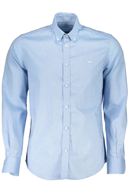 Elegant Light Blue Long Sleeve Shirt