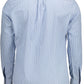 Elegant Light Blue Organic Cotton Men's Shirt