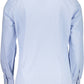 Elegant Light Blue Organic Cotton Shirt