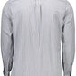 Elegant Light Blue Regular Fit Men's Shirt