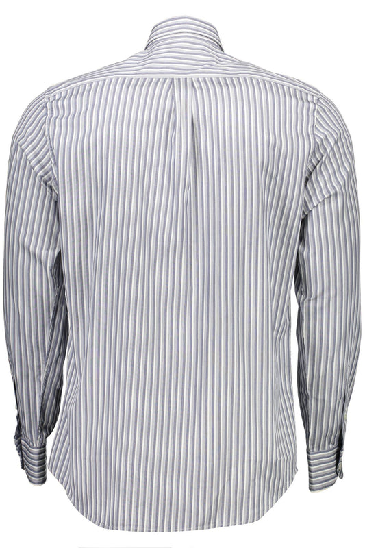 Elegant Light Blue Regular Fit Men's Shirt