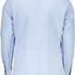 Elegant Light Blue Organic Cotton Shirt