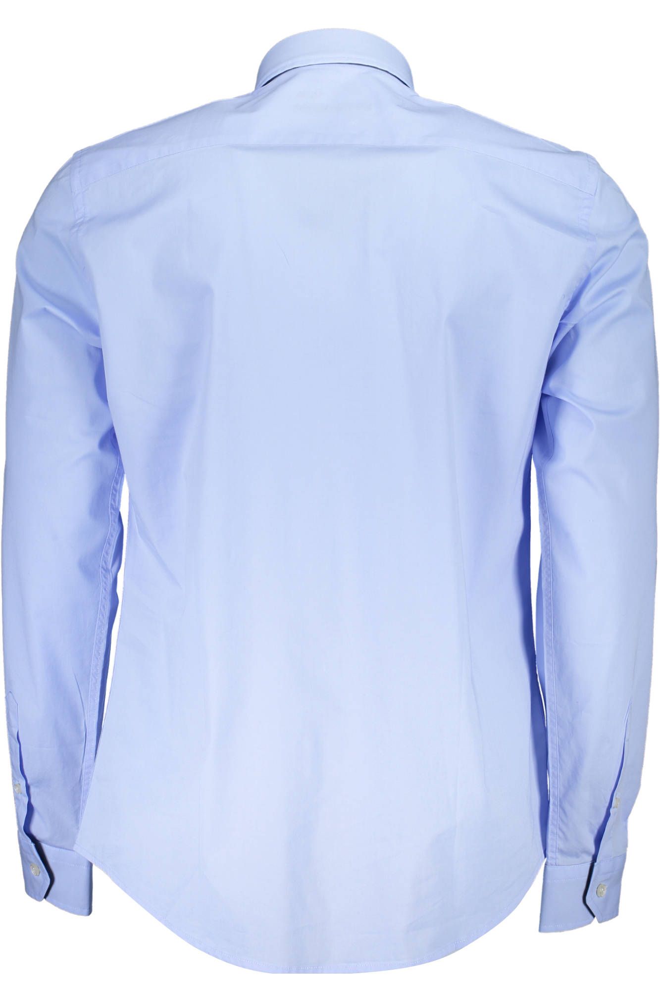 Chic Light Blue Narrow Fit Long Sleeve Shirt