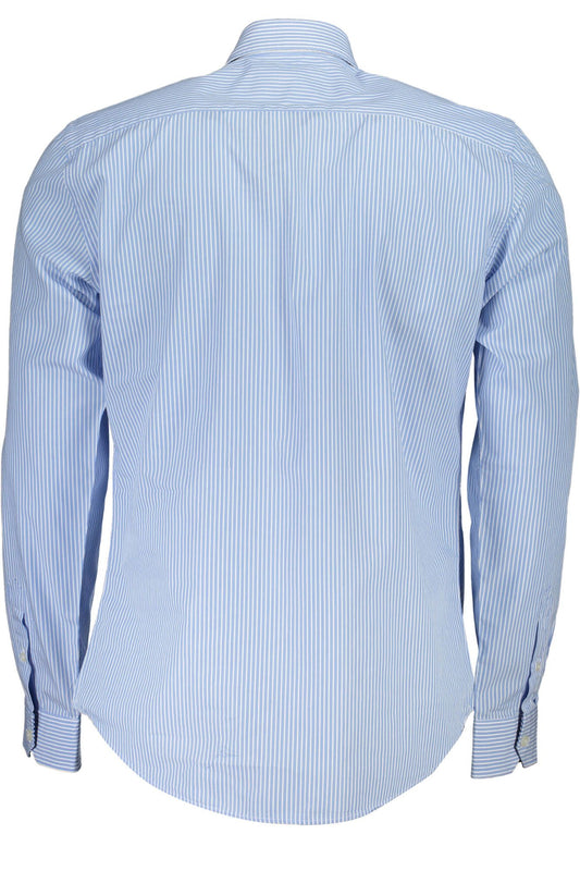 Elegant Light Blue Narrow Fit Shirt