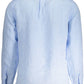Elegant Light Blue Linen Shirt for Men