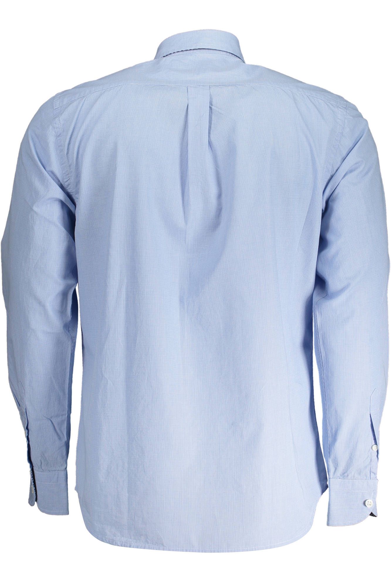 Elegant Light Blue Long-Sleeve Shirt