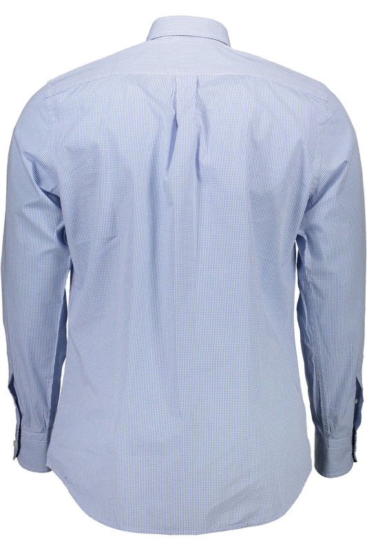 Elegant Light Blue Cotton Shirt for Men