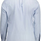 Elegant Light Blue Organic Cotton Shirt
