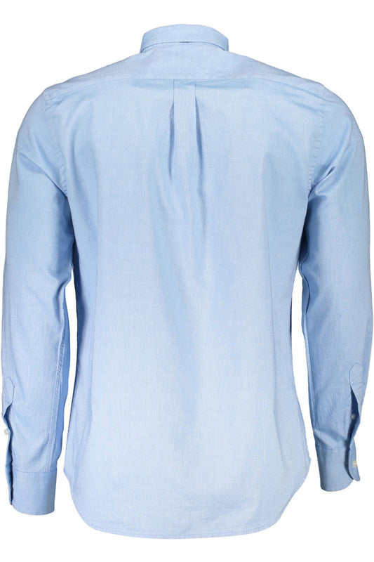 Elegant Light Blue Long Sleeve Shirt