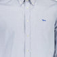 Chic Light Blue Button-Down Regular Fit Shirt