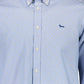 Elegant Light Blue Long Sleeve Button-Down Shirt