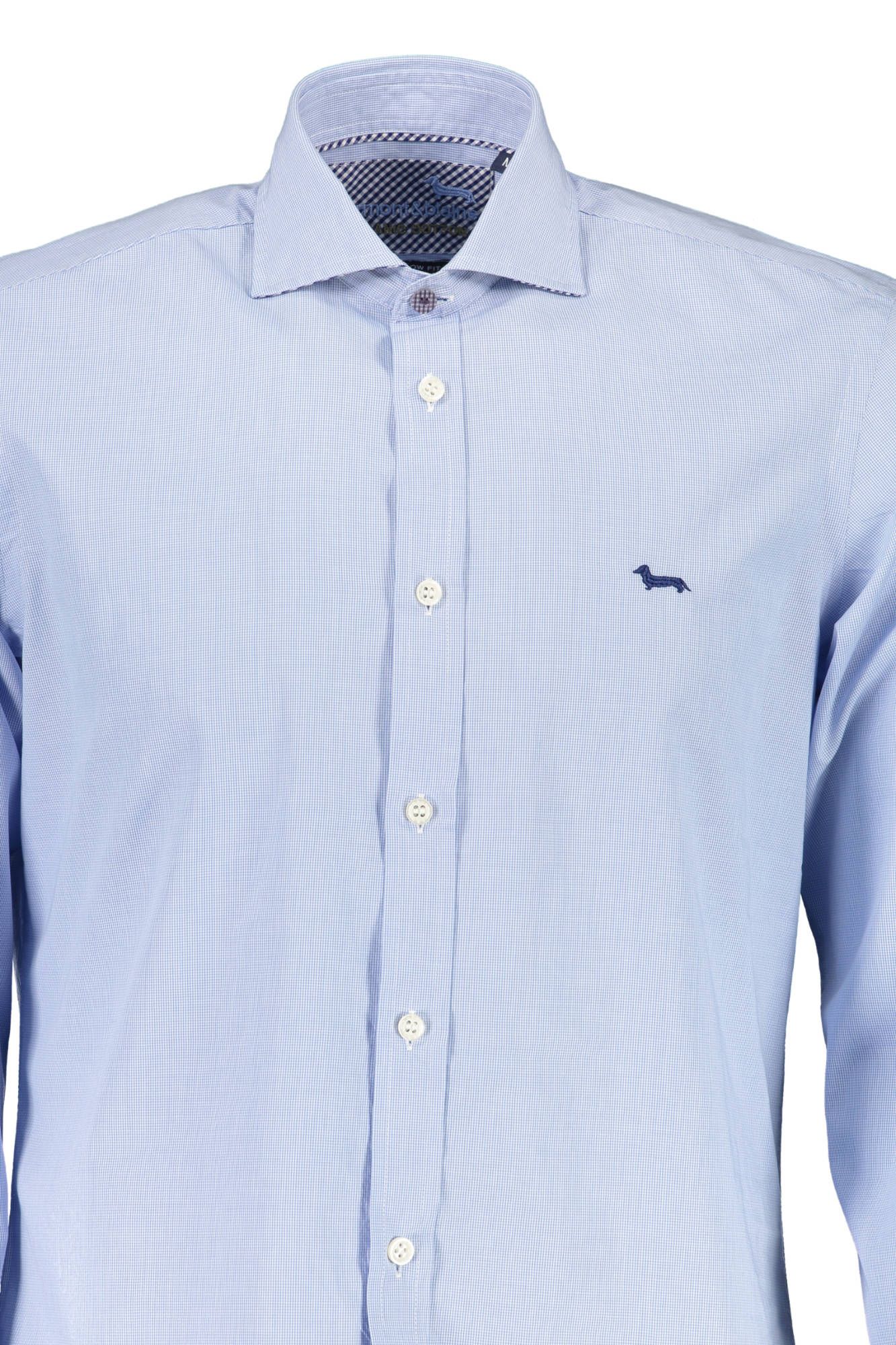 Elegant Light Blue Organic Cotton Shirt