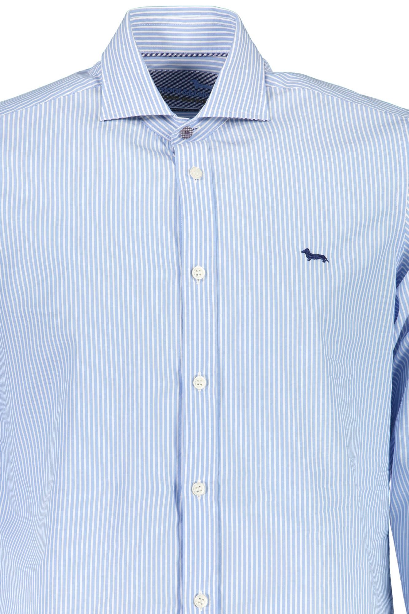 Elegant Light Blue Organic Cotton Shirt