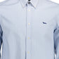 Elegant Light Blue Organic Cotton Shirt