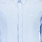 Chic Light Blue Button-Down Collar Shirt