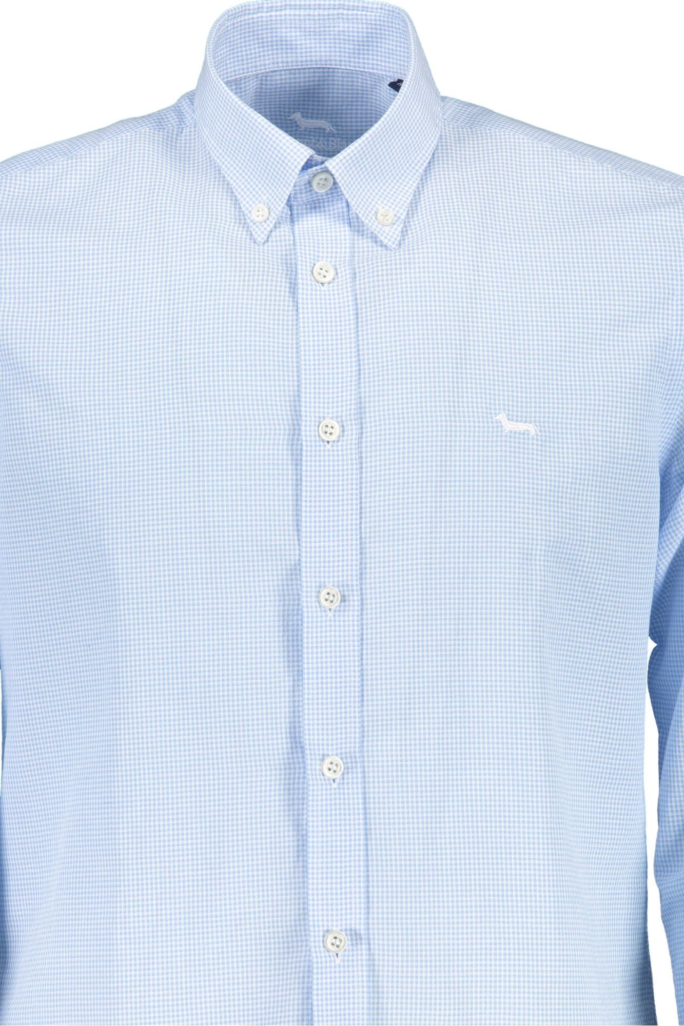 Chic Light Blue Button-Down Collar Shirt