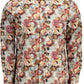 Beige Button-Down Casual Shirt for Men