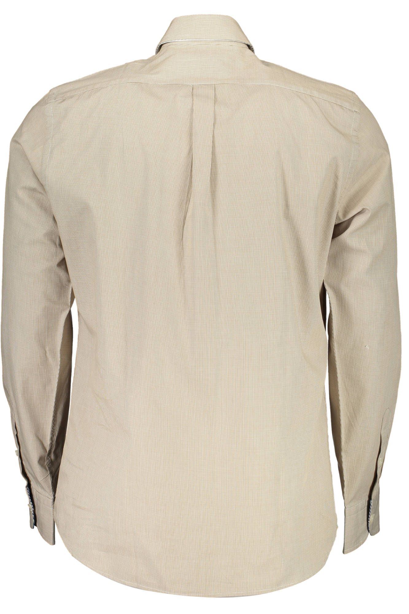 Elegant Beige Organic Cotton Shirt