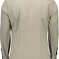 Elegant Beige Narrow Fit Cotton Shirt