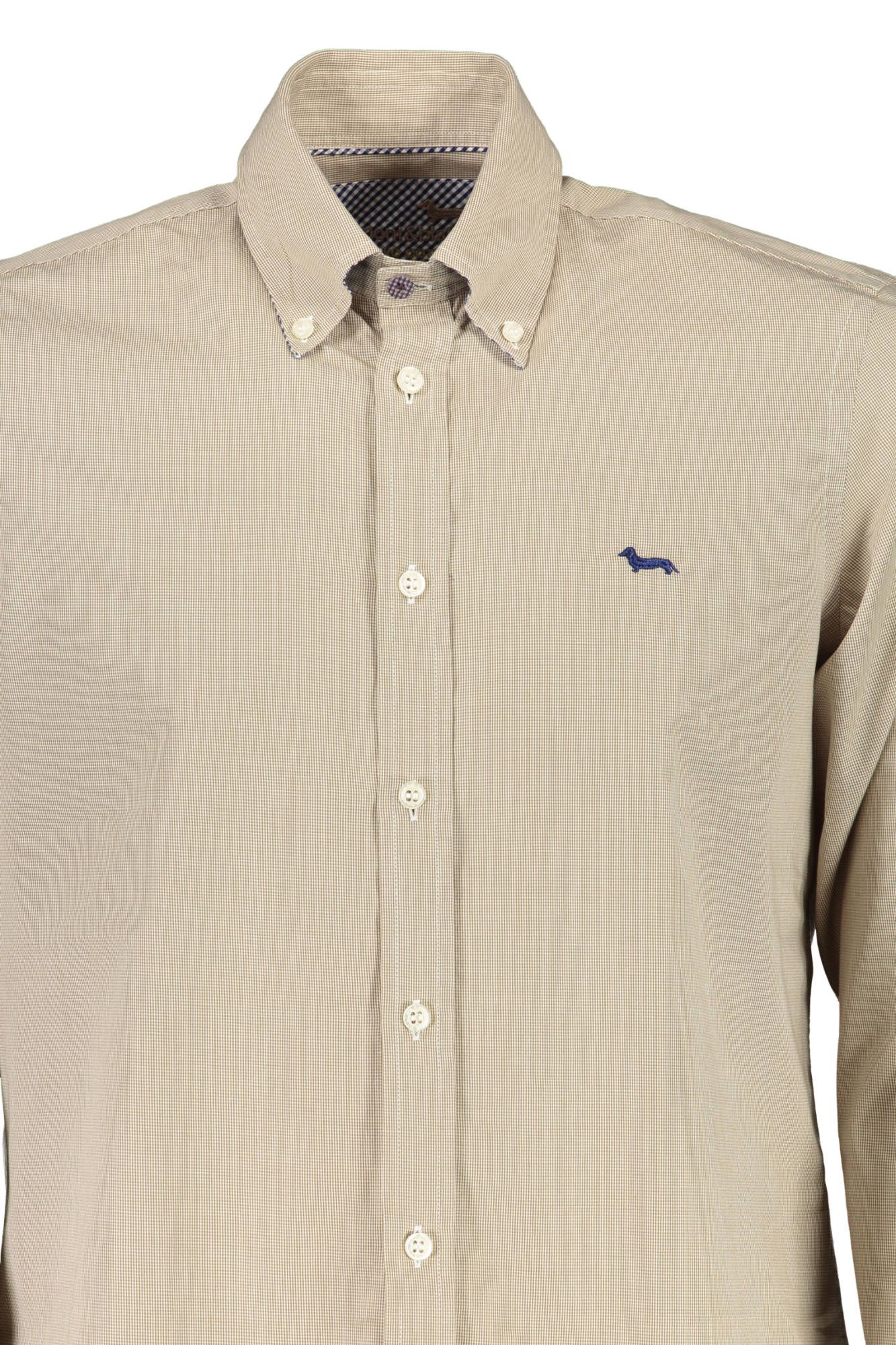 Elegant Beige Organic Cotton Shirt