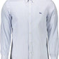 Elegant White Cotton Button-Down Shirt